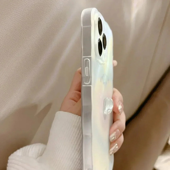 YesStyle Akord Sound Heart Phone Case "Enjoy Life" Rainbow iPhone 12 - Picture 3 of 12